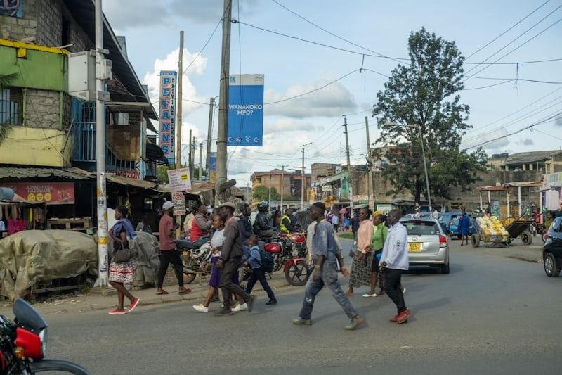 Regional programme team travelling between field sites